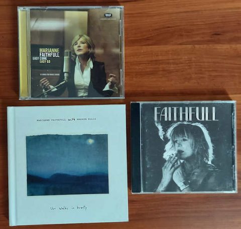 my 3 Marianne Faithfull CDs