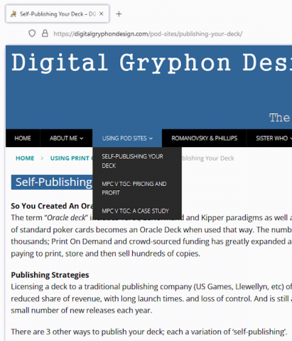 part of the Nav Bar at DGD