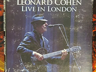 Cardboard sleeve for a 2-cd set Cohen Live in London.